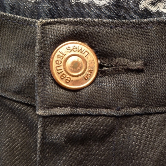 EARNEST SEWN Jeans HARLAN Cigarette Leg Tall 28x34 Women Cotton & 2% Stretch - Picture 5 of 8